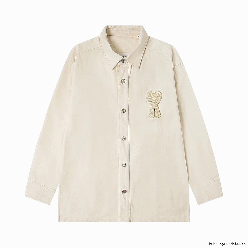 AMI Embroidered Love Style Shirt
