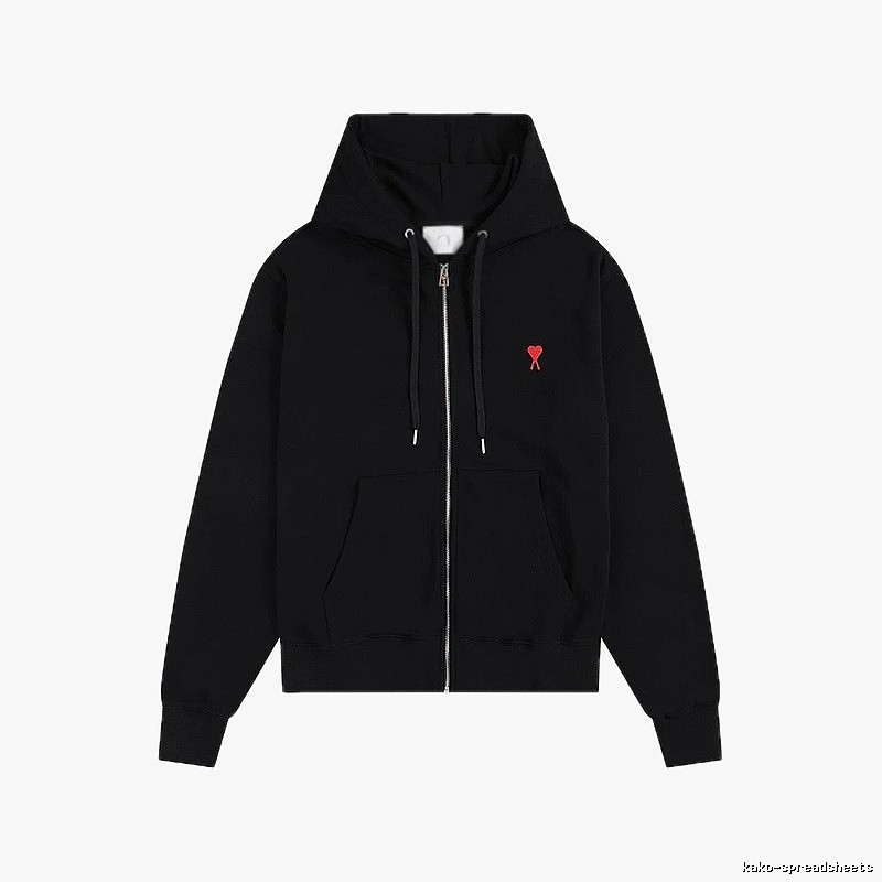AMI Love Trend Brand Black Hoodie