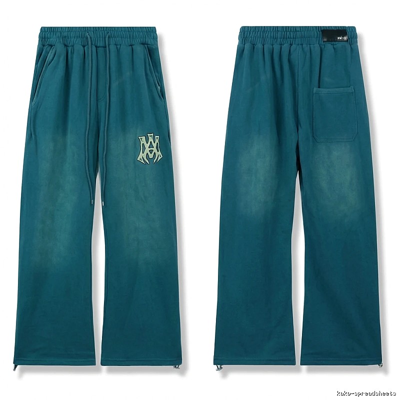 AMIRI retro-style dark green trousers
