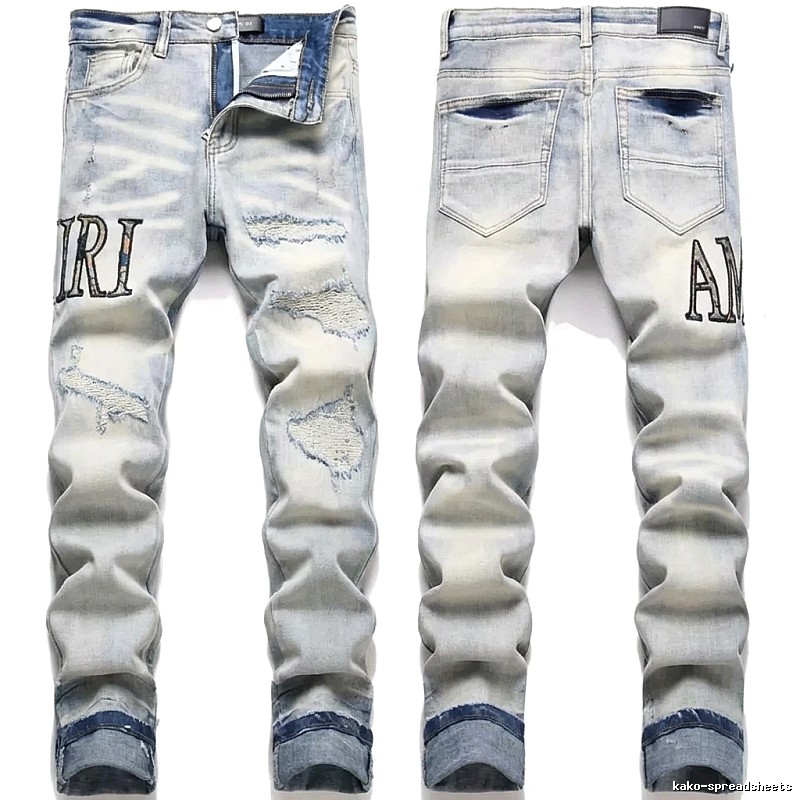 AMIRI Ripped Trendy Brand Jeans