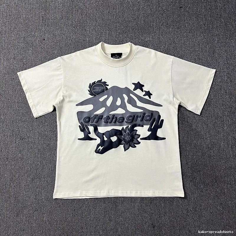 Broken Planet Resort Graphic T-shirt White Cotton Bold with Premium Look