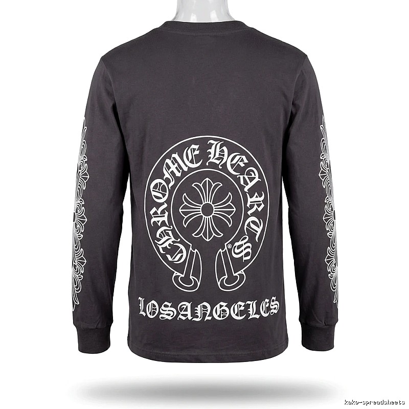 Chrome Hearts Print Dark Style Long-sleeve