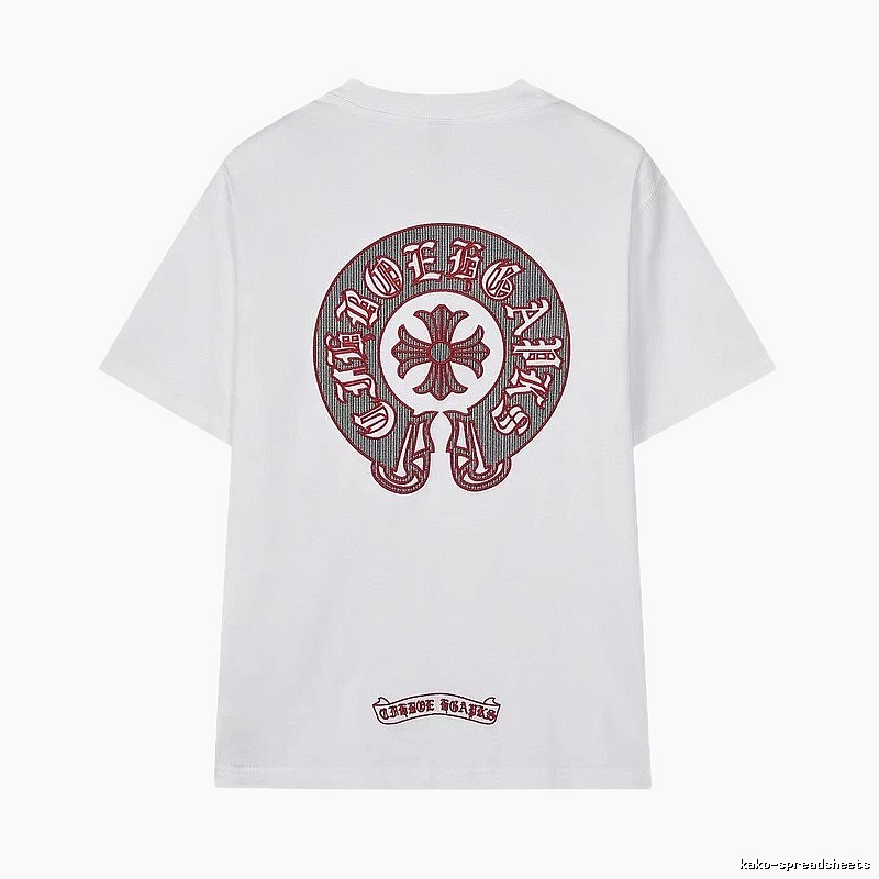 Chrome Hearts Vintage Embroidered Horseshoe White T-Shirt
