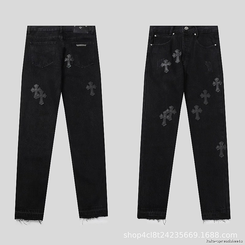 Chrome Hearts Weekend Graphic jeans Light Denim Jeans for Seasonal Looks