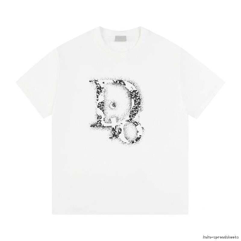 Dior Minimalist Monogram White Short-sleeved T-shirt