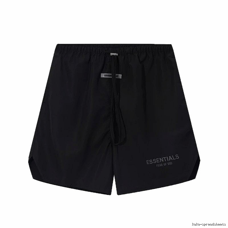 ESSENTIALS minimalist style black shorts