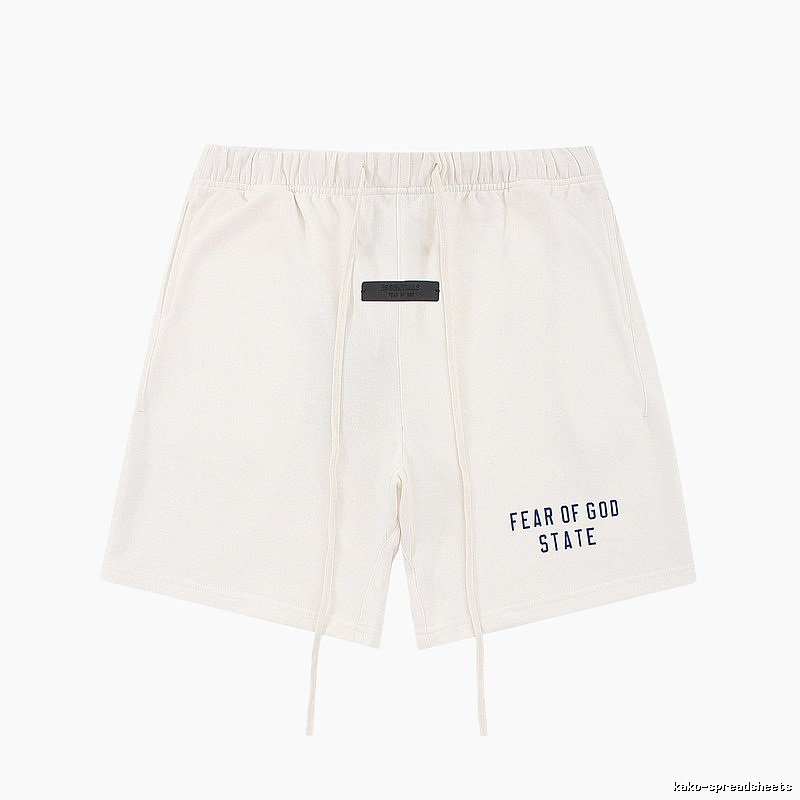 ESSENTIALS minimalist style white shorts