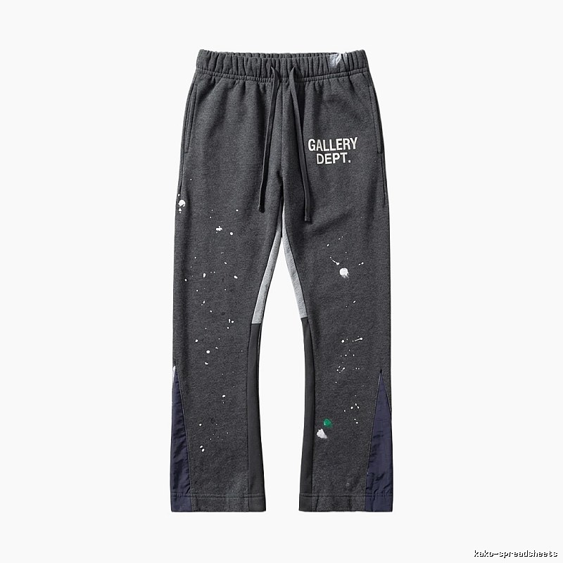 Gallery Dept Graffiti Style Grey-Purple Sweatpants