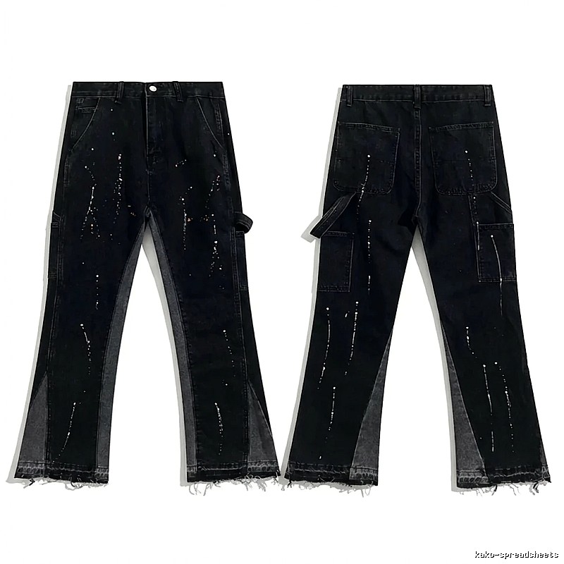 Gallery Dept Workwear Style Black Jeans