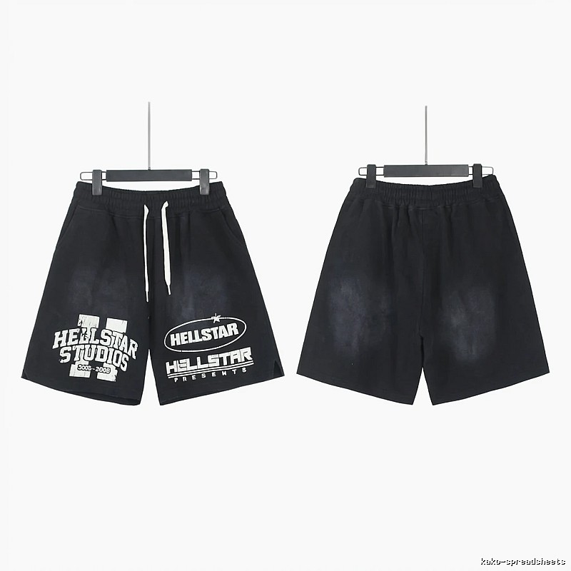 HELLSTAR American-style black shorts