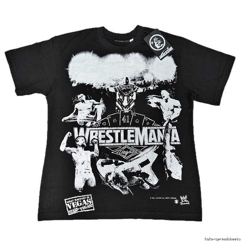 Hellstar WrestleMania Street Style Black T-Shirt