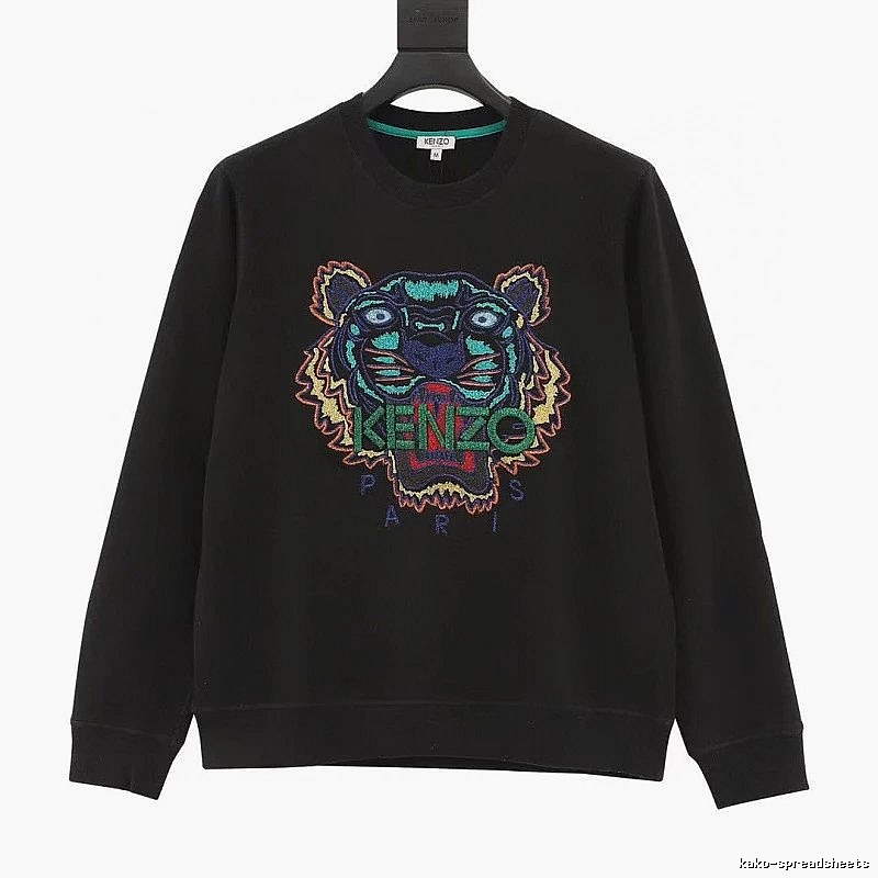 Kenzo Style Kc32 Tiger SweatShirt Campus Look Graphic