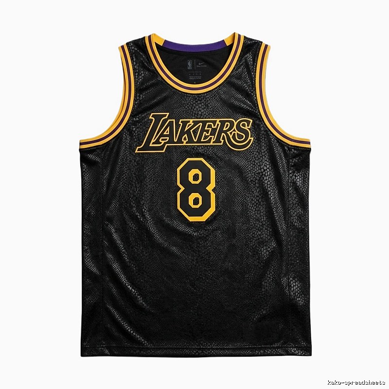 Kobe Lakers No. 8 black vest
