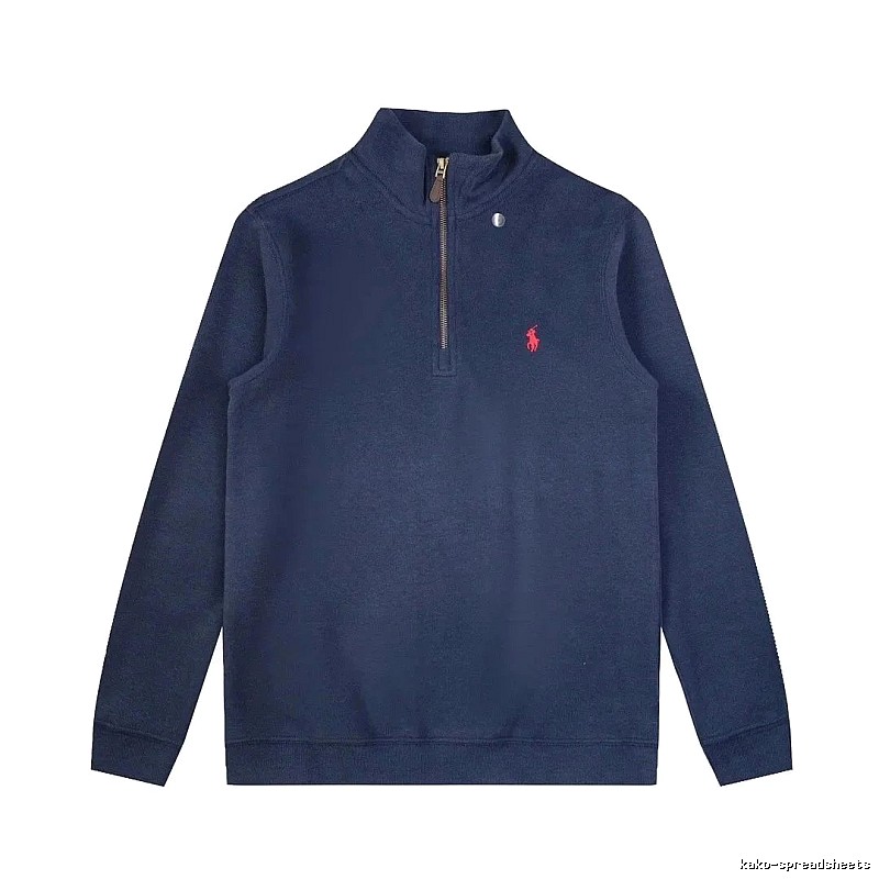 Lacoste Streetwear Quarter-zip sweatshirt Black Quarter Zip with Logo Accent