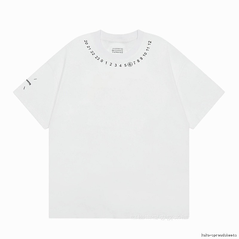Maison Margiela MM6 High Street Style White T-Shirt