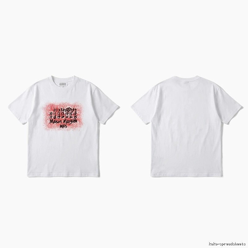 Maison Margiela white T-shirt with digital print