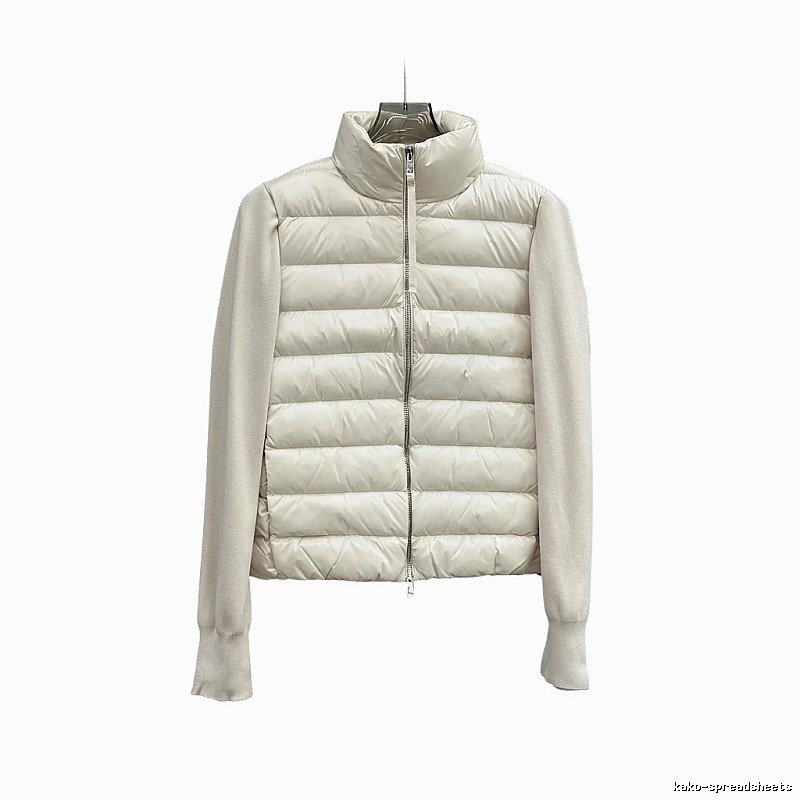 Moncler patchwork trendy down jacket