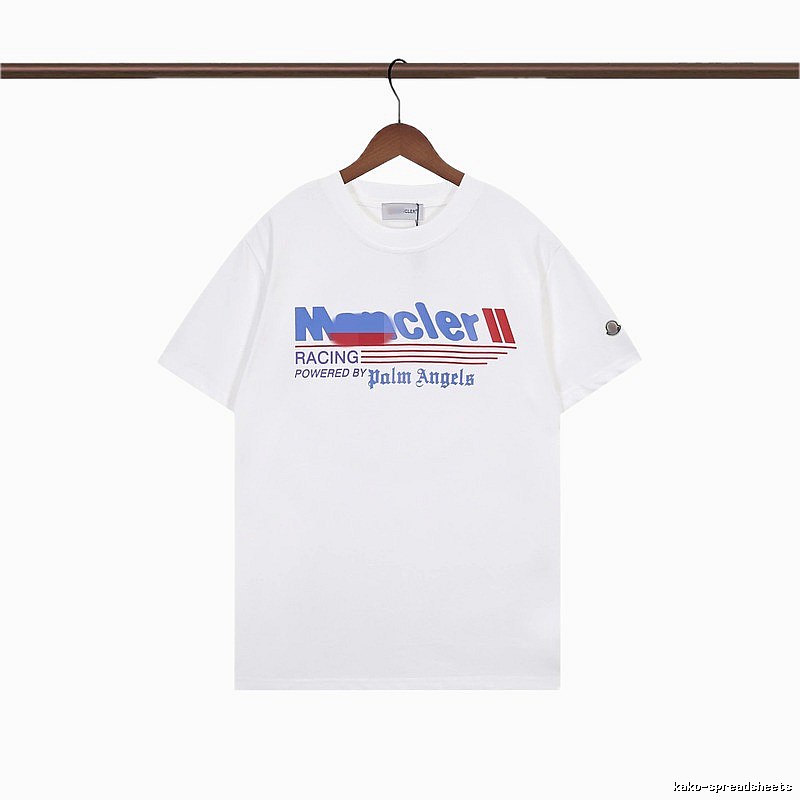 Moncler Racing Co-branded Street Style White T-Shirt