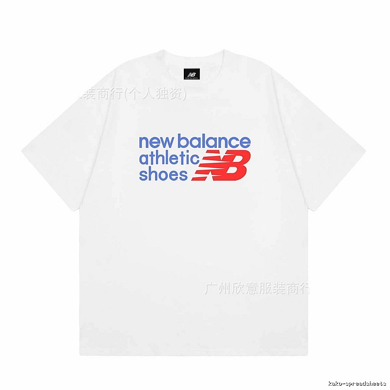 New Balance Printed Sporty White Short-sleeve T-shirt