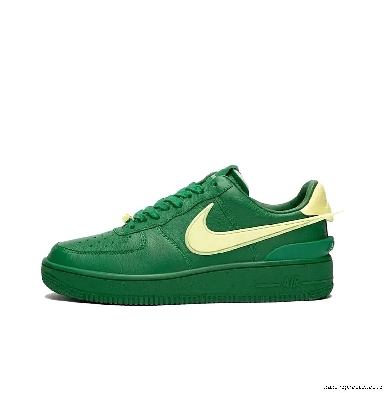 Nike Air Force 1 green sneakers
