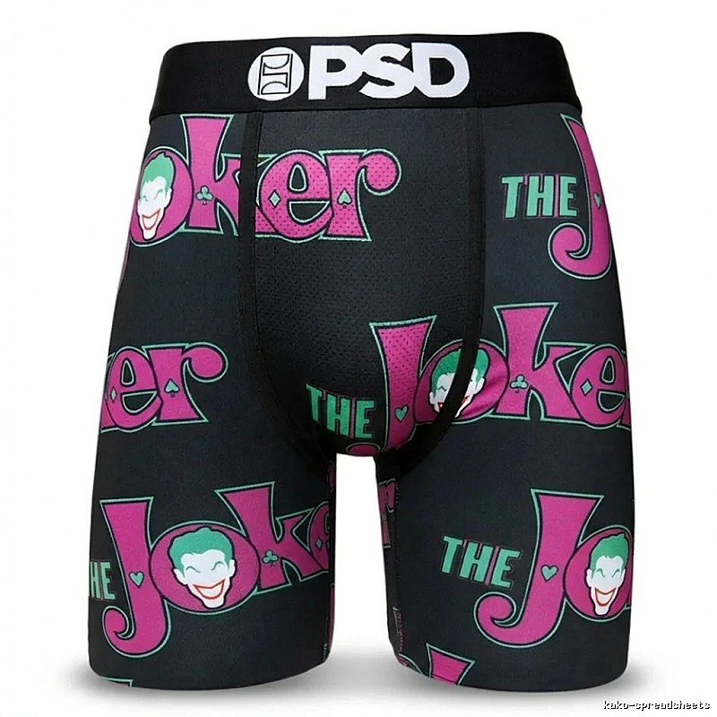 PSD clown print black panties