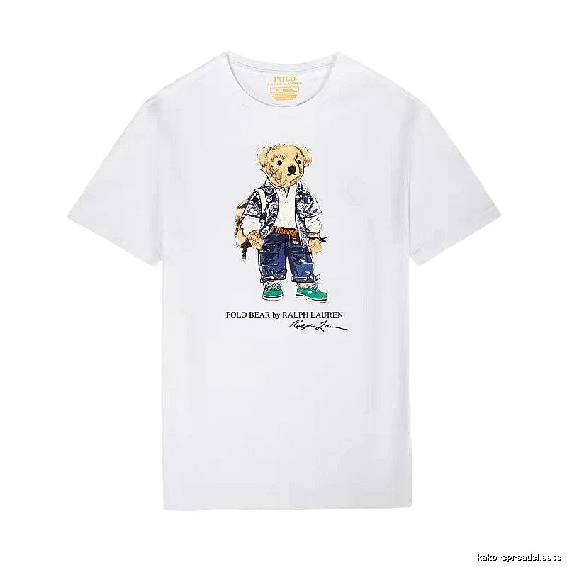 Ralph Lauren Bear Series White T-shirt