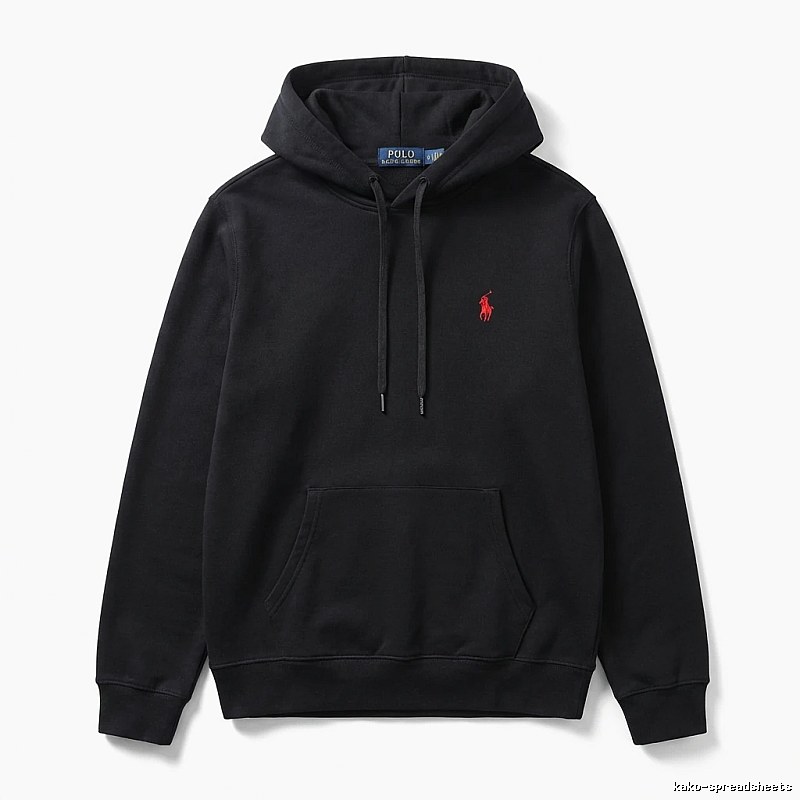 Ralph Lauren Polo hooded black sweatshirt