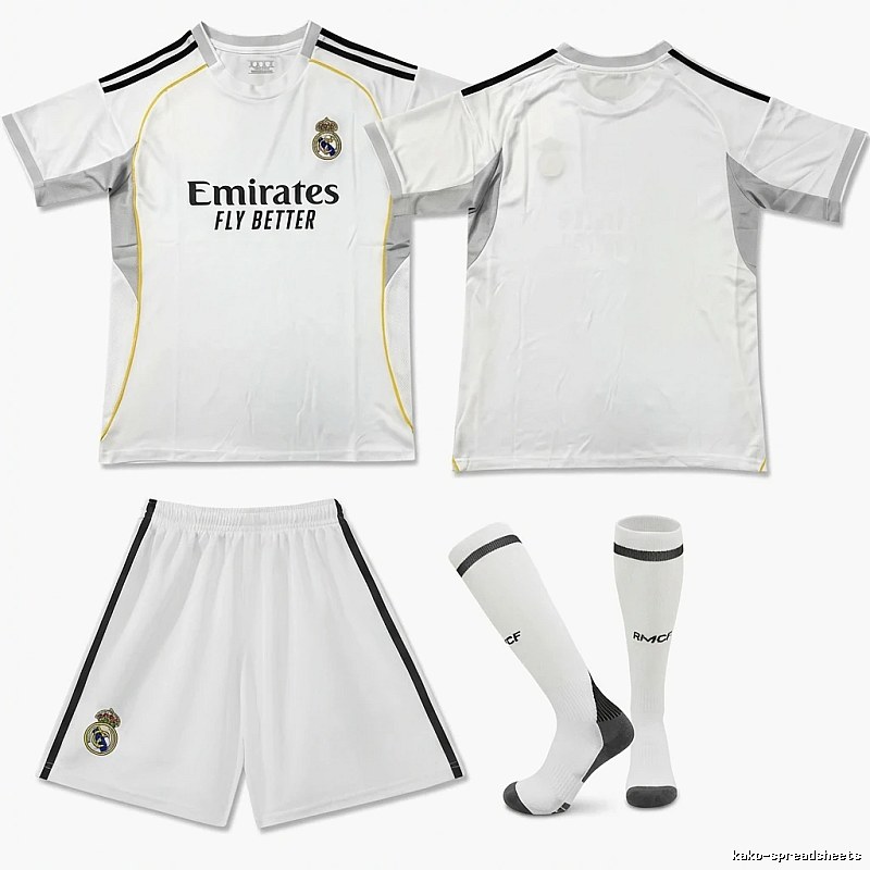 Real Madrid home court sportswear set