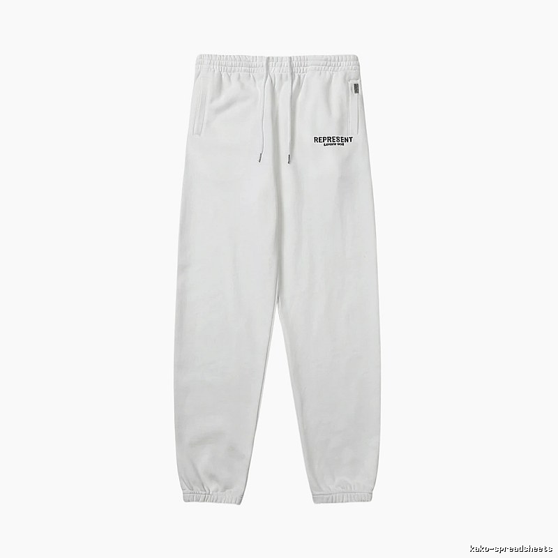 REPRESENT Basic White Sweatpants