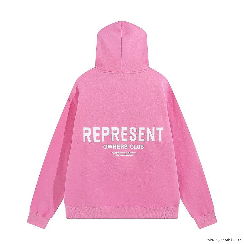 Represent Streetwear Owners Club hoodie Navy Large Represent with Logo Accent