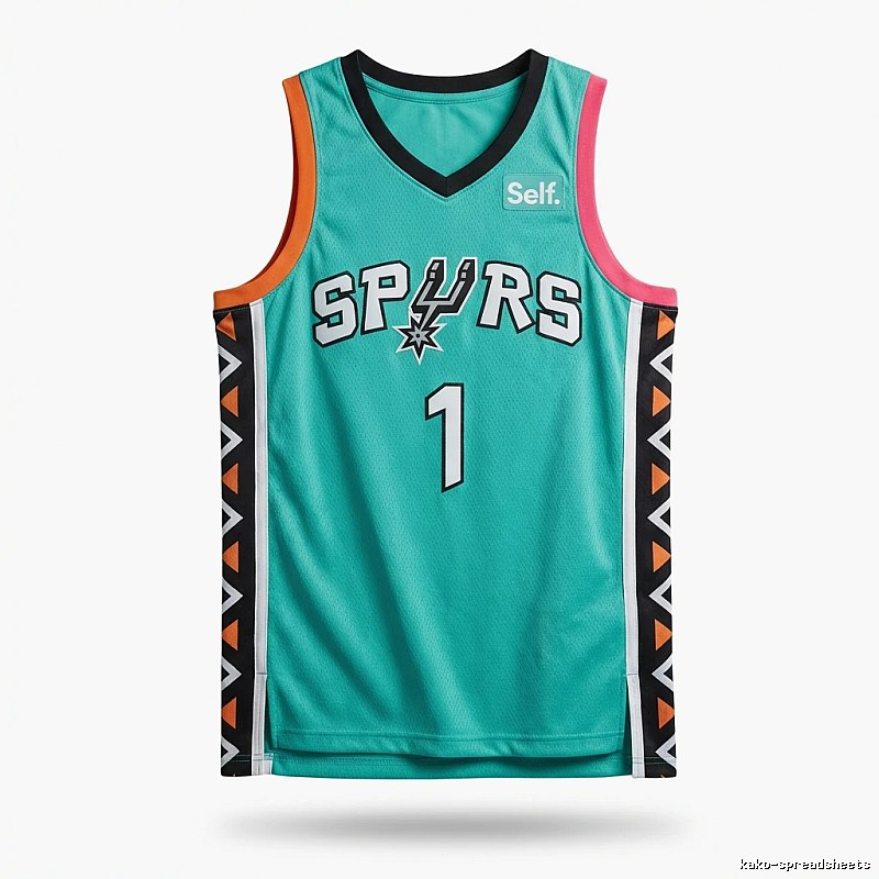 San Antonio Spurs Wembanyama trendy brand jersey