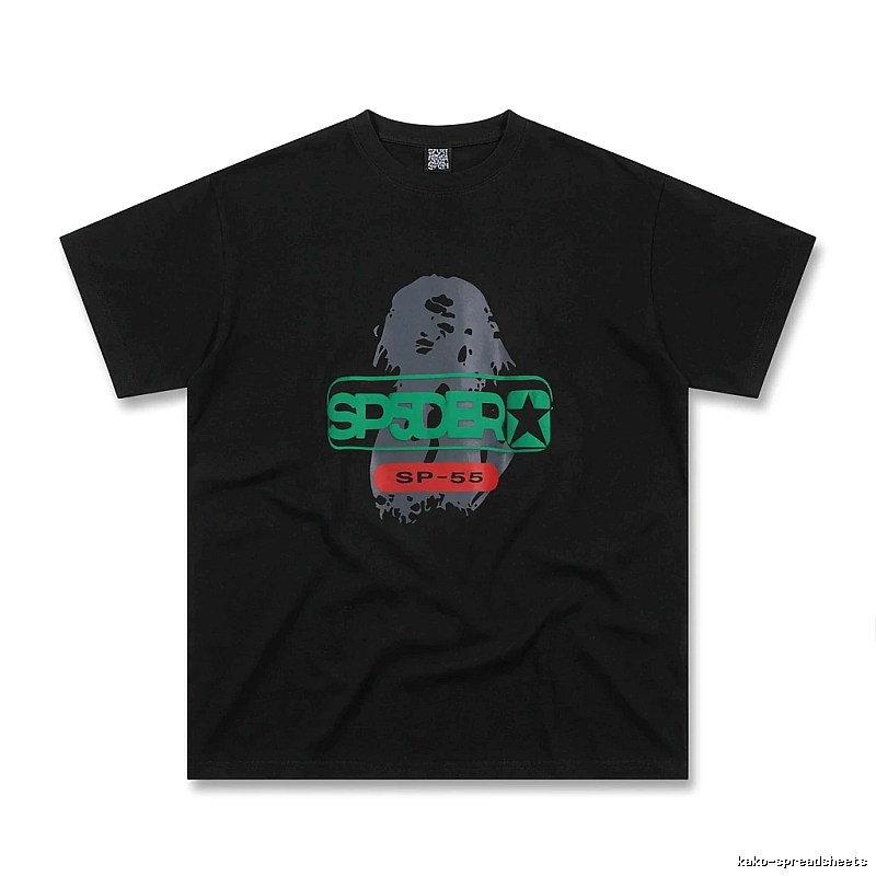 Sp5der Dark Cool Trend Short Sleeve