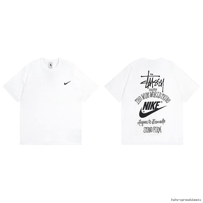 Stussy White Spider Graphic T-Shirt Poolside Style Logo
