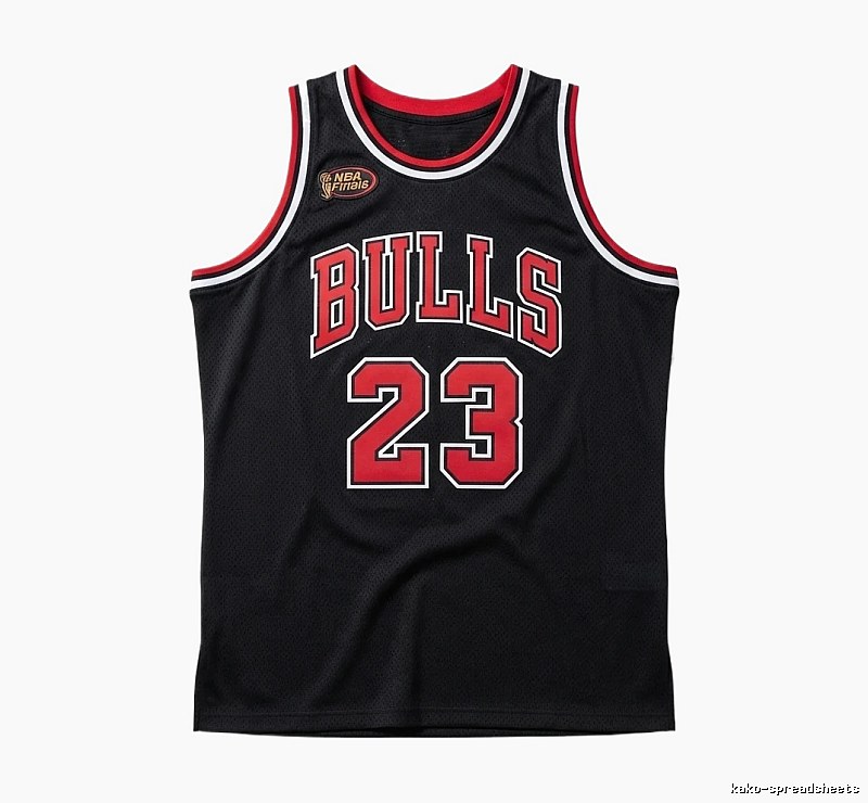 The retro black jersey of the Michael Jordan