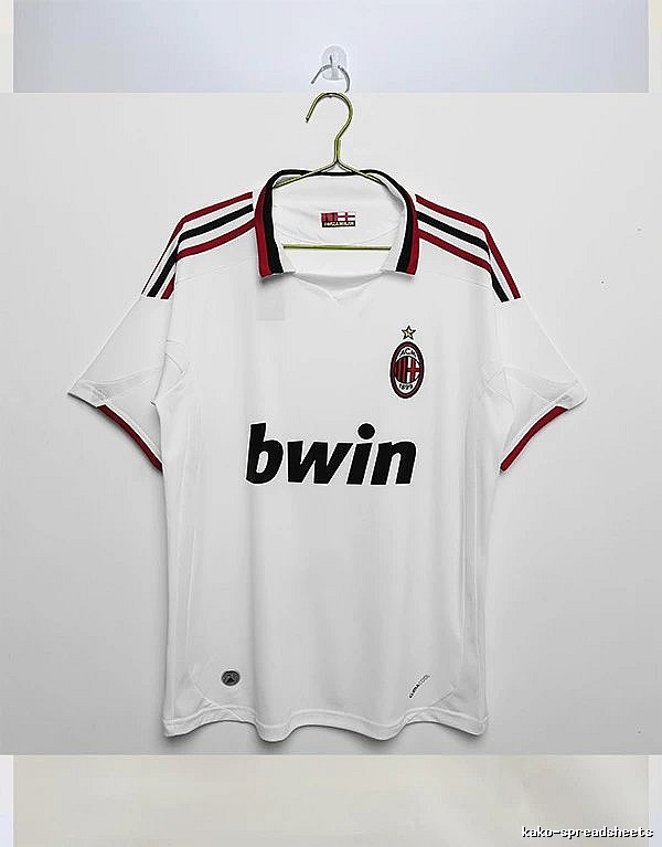 AC Milan Gift Ready Retro soccer jersey Red Black Striped with Standout Detail