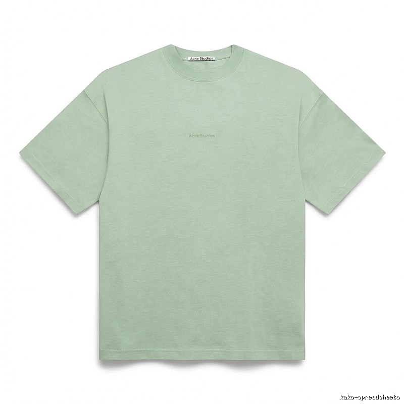 Acne Studios minimalist style light green T-shirt
