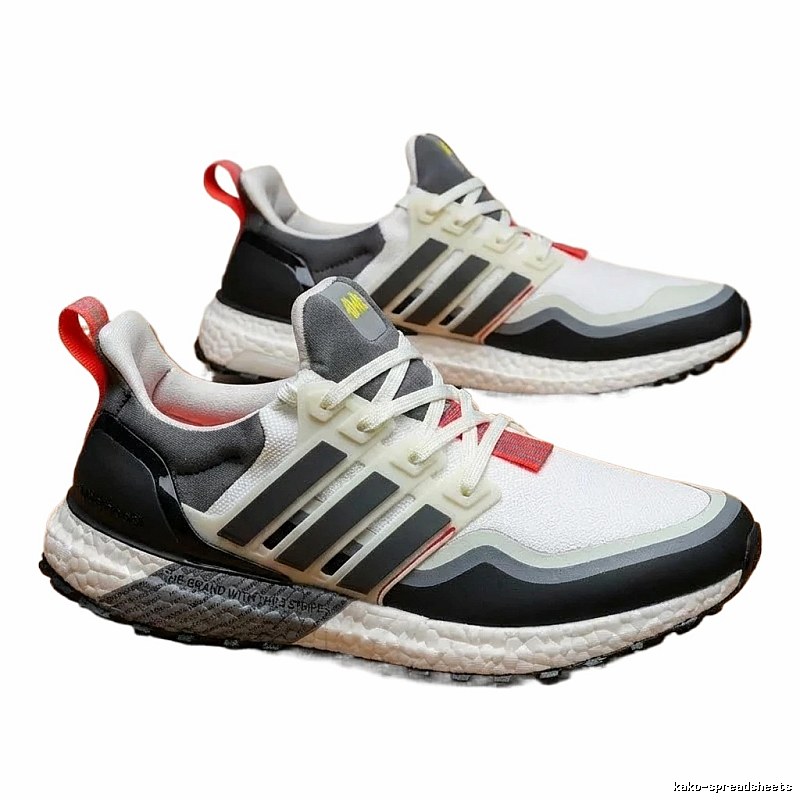 Adidas retro black and white sports shoes