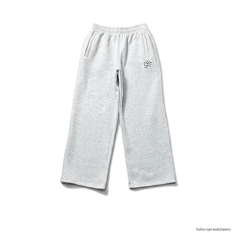 ADWYSD minimalist style gray sweatpants