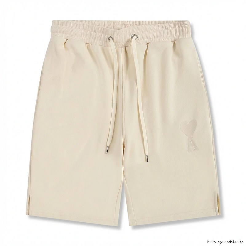 AMI casual style off-white shorts