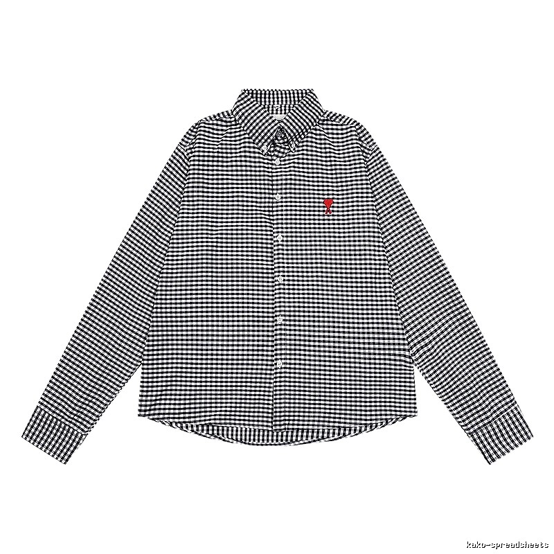 AMI Checkered Retro Style Shirt