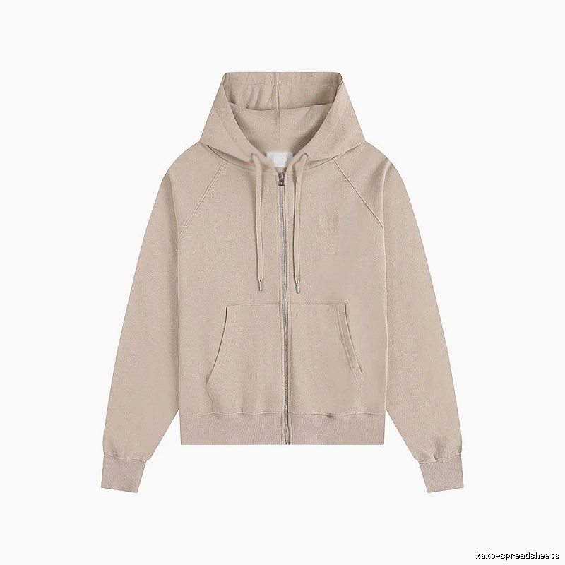 AMI Extremely Complex Style Beige Hoodie