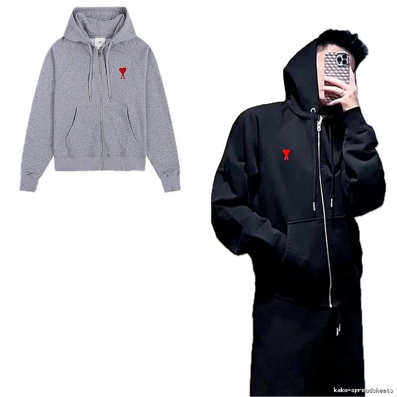 AMI Love Embroidery Trendy Brand Sweatshirt