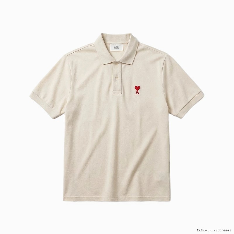 Ami Love Simple Style Polo Shirt