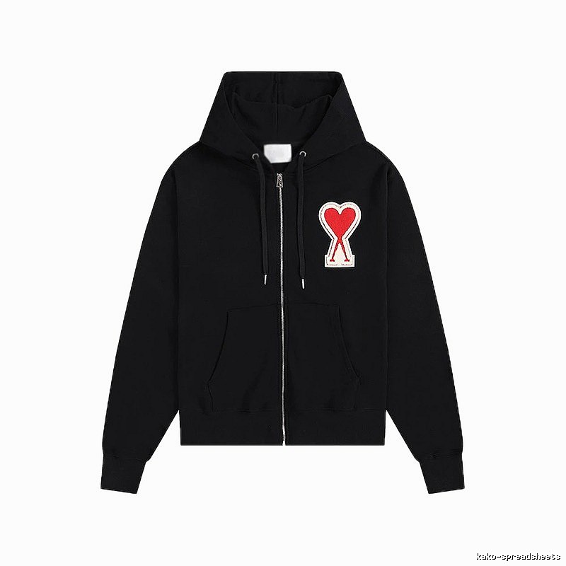 AMI Love Trendy and Cool Black Sweatshirt