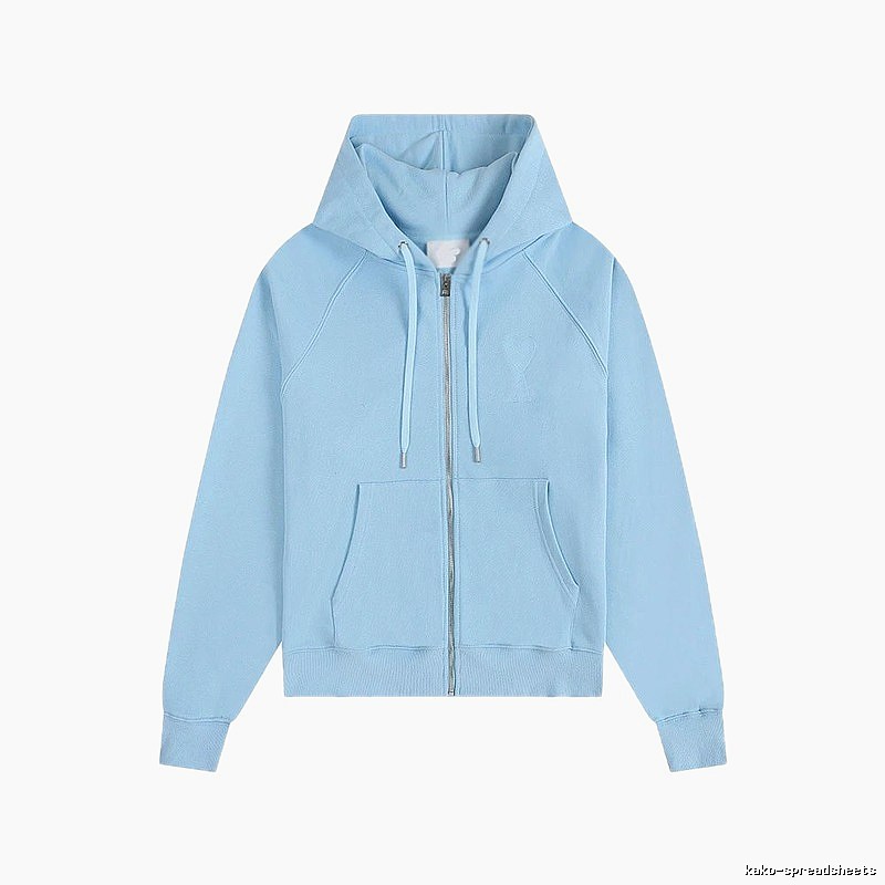 AMI minimalist style light blue sweatshirt