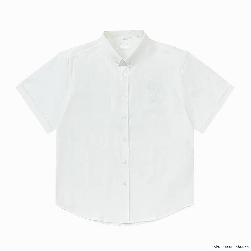AMI Minimalist Style White Shirt