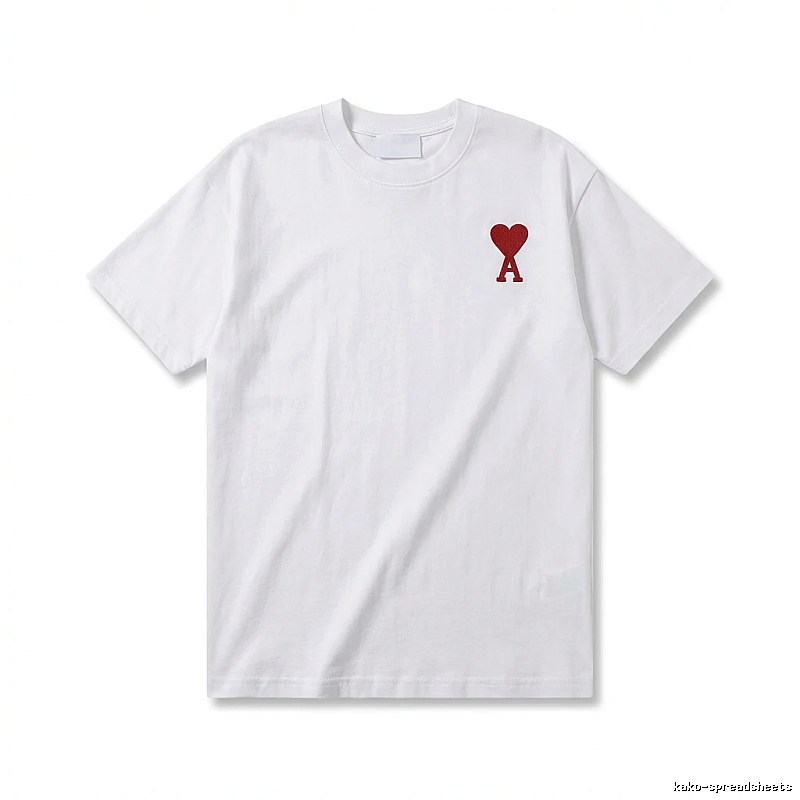 AMI minimalist style white T-shirt