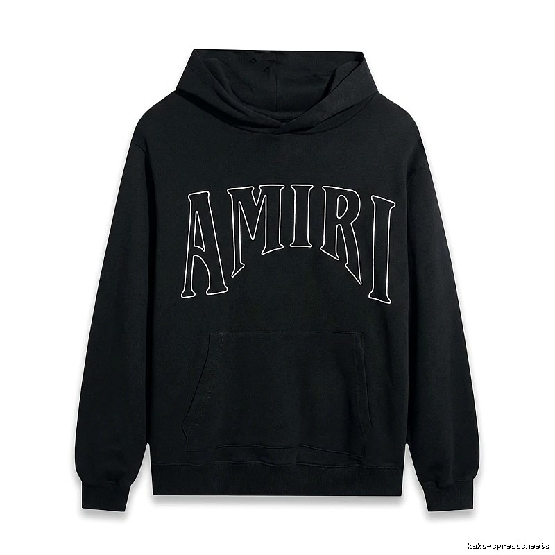 AMIRI Alphabet Style Black Sweatshirt