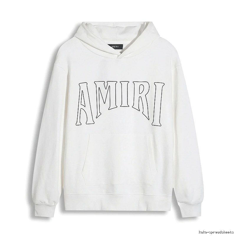 AMIRI Alphabet Style White Sweatshirt