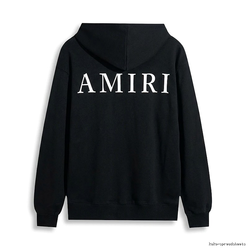 AMIRI Basic Simple Black Sweatshirt